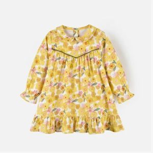 Aimama Baby Girl Ariel Dress, Yellow, Size 18months